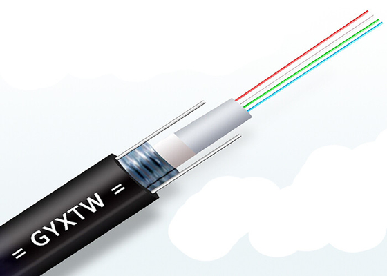 GYXTW 4F desserrent le ℃ de la température -40~80 d'opération de câbles de fibre optique de tube
